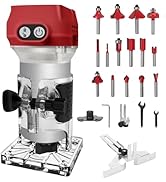 etevila Fraise de bord sans fil pour batteries Milwaukee M18 18 V, défonceuse sans balais portable