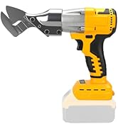 Cisaille à tôle sans fil compatible avec batterie etevila 18 V, 20 V, cisaille à métal électrique sans fil, rotatif à 360 °...