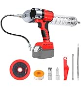 etevila Pompe à graisse sans fil pour Milwaukee M18 18V Batterie - 13000 PSI Electrique Graisse 650ml ...