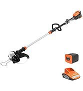 etevila Débroussailleuse sans-fil 40V avec Largeur de Coupe 33cm - LT G33A