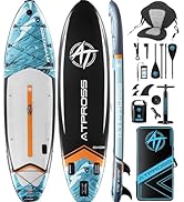 etevila Planche de paddle gonflable 350 x 89 x 15 cm, 200 kg Extra Wide Stand Up Paddle pour adultes avec