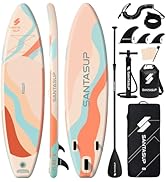 etevila Tableau Gonflable Stand Up Paddle avec Accessoires Sup, Pont EVA antidérapant, Tableau L...