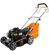 etevila - Tondeuse à gazon Thermique 125cc - Largeur de coupe41cm avec Moteur àessence Briggs ...
