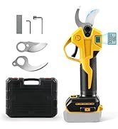 etevila Sécateur électrique sans fil, compatible avec les batteries etevila 18 V, 20 V, LCD Dis...