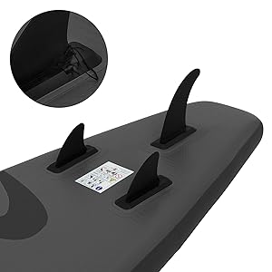 etevila Planche de stand up noir paddling Makani 320x80x15 cm SUP gonflable Planche paddle surf