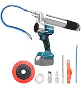 etevila Pompe à graisse sans fil pour etevila 18V Batterie - 13000 PSI Pompe à graisse électrique, 650ml Cartouche de Graisse...