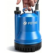 etevila Pompe submersible 200 W jusqu'à 4000 l/h, hauteur de refoulement max. 5 m, profondeur d'immersion max 7 m, protection thermique ...