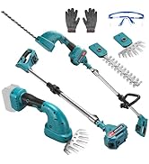 Taille-haie sans fil 3 en 1 sans fil compatible avec les batteries etevila 18 V, haie, etc.