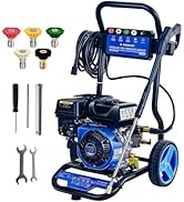 etevila Nettoyeur Haute Pression Thermique 248 Bar, 3600 PSI 590L/h Laveuse à Essence 210cc 7,0 C...