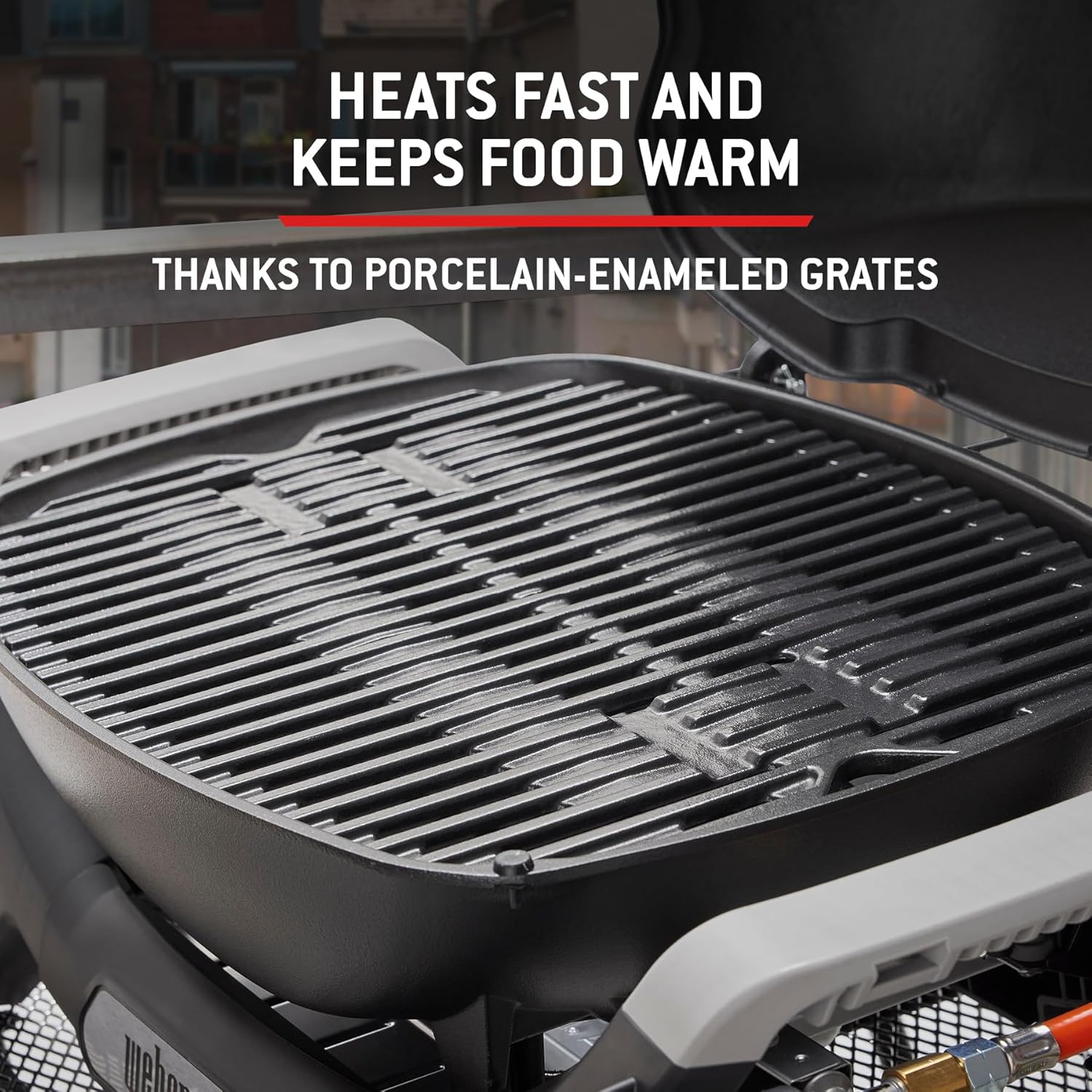 Weber - Q 1100N - compact et léger - grille fonte, allumage électronique, noir