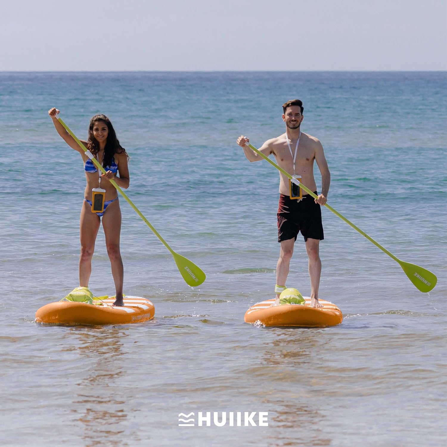 HUIIKE - Paddle gonflable adulte - 305x84x15 cm - stable, résistant, accessoires inclus