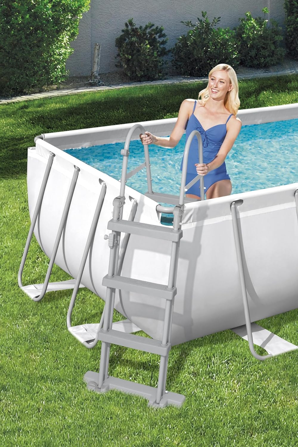 Bestway - Power Steel rectangulaire - 404x201x100 cm - piscine tubulaire 56442
