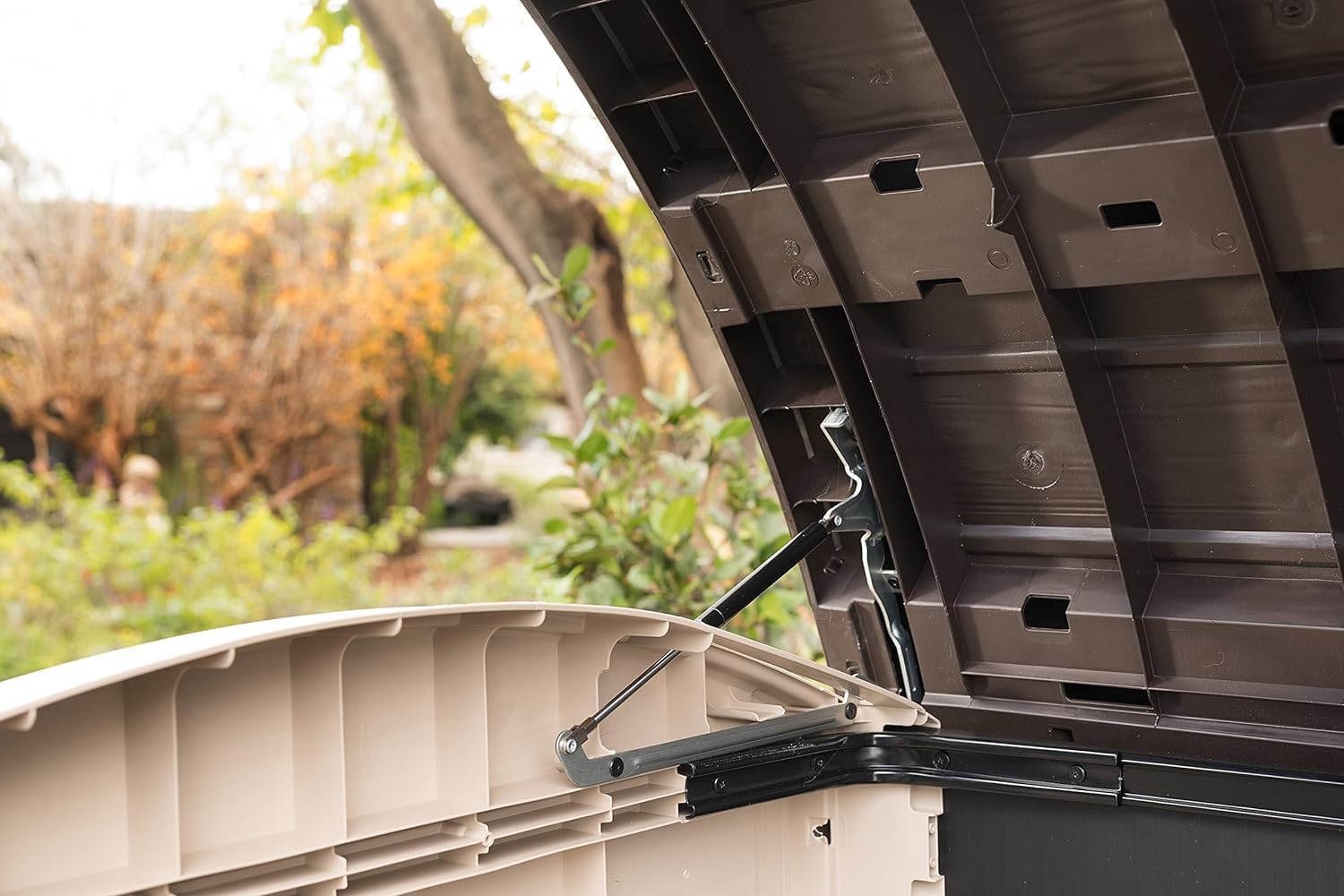 Keter - Abri horizontal SIO Ultra - 2000L - rangement poubelle robuste