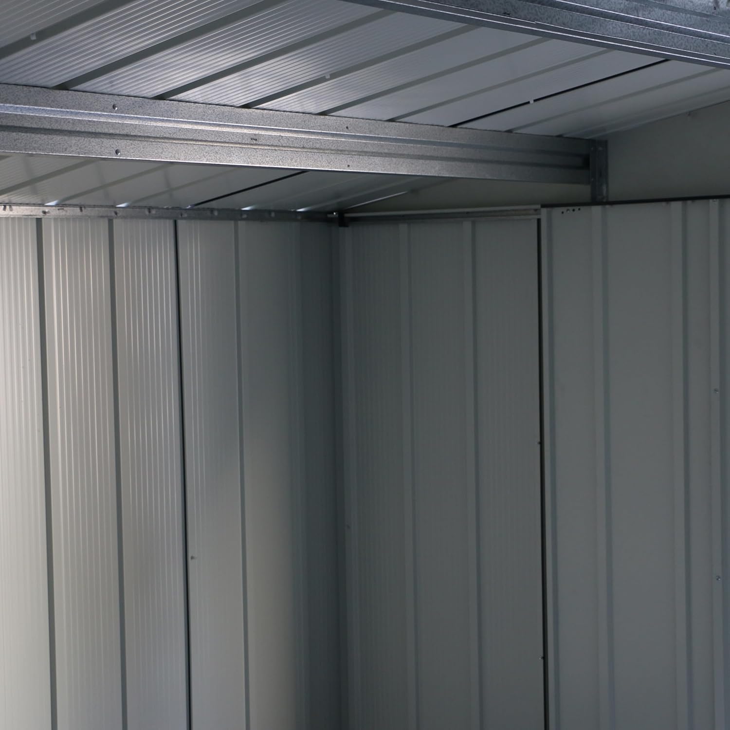 Duramax - ECO série - 10 x 8 (7,80 m²) - abri de jardin métal robuste, toit renforcé, anthracite