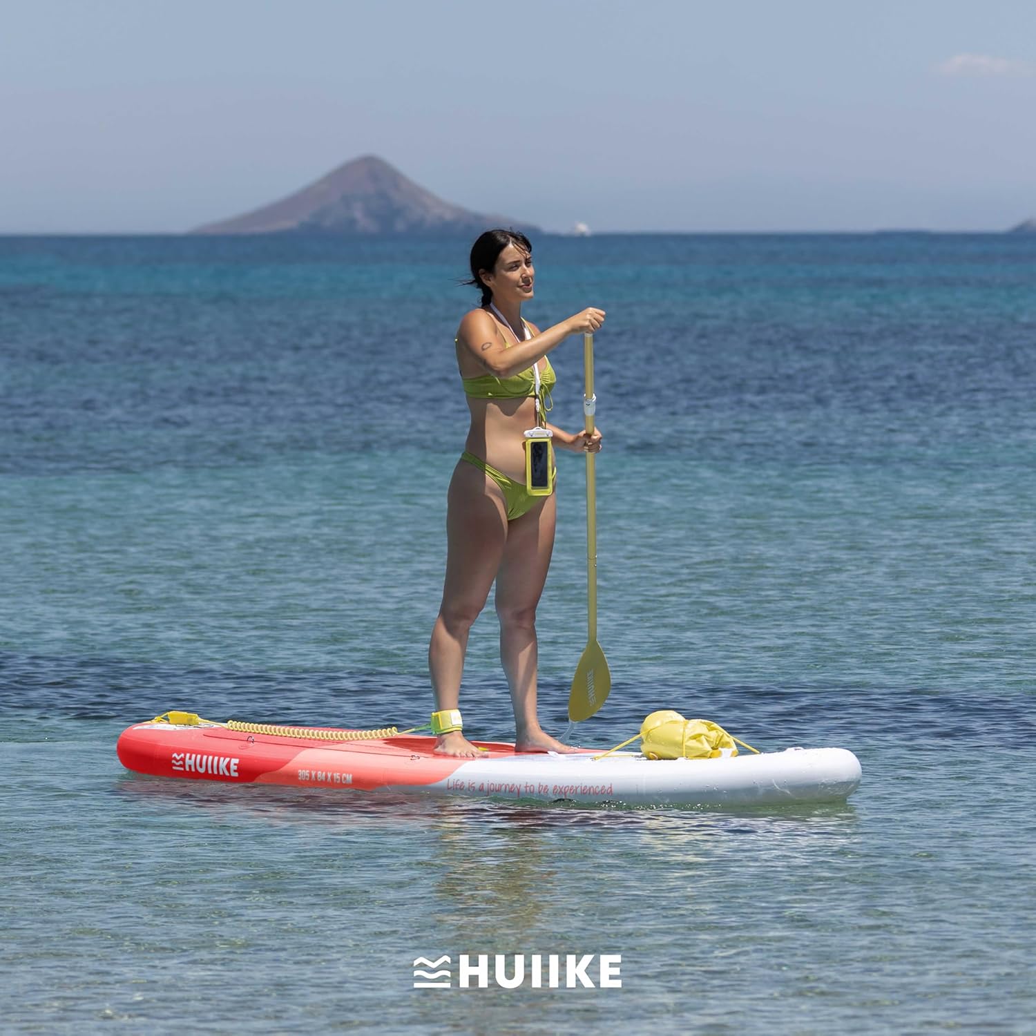 HUIIKE - paddle gonflable adulte - 305x84x15cm - grande stabilité, accessoires inclus
