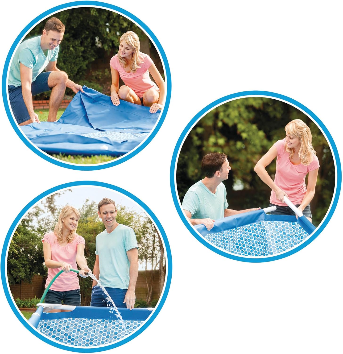 Intex - Metal Frame Junior - 4,50x2,20x0,84m - piscine tubulaire rectangulaire