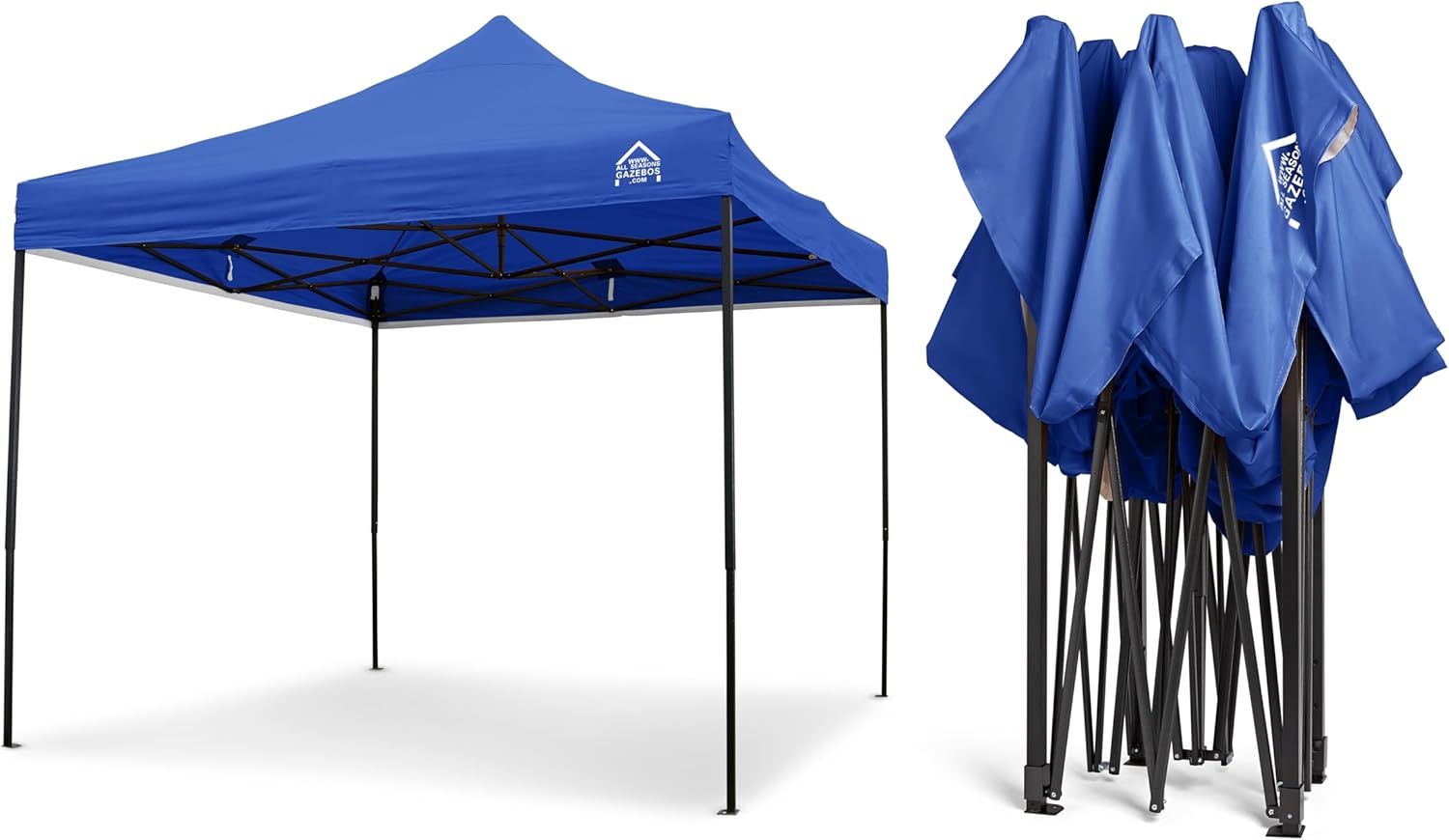 All Seasons Gazebos - Tonnelle Pop-up - 3x3m - entièrement imperméable, Bleu Roi
