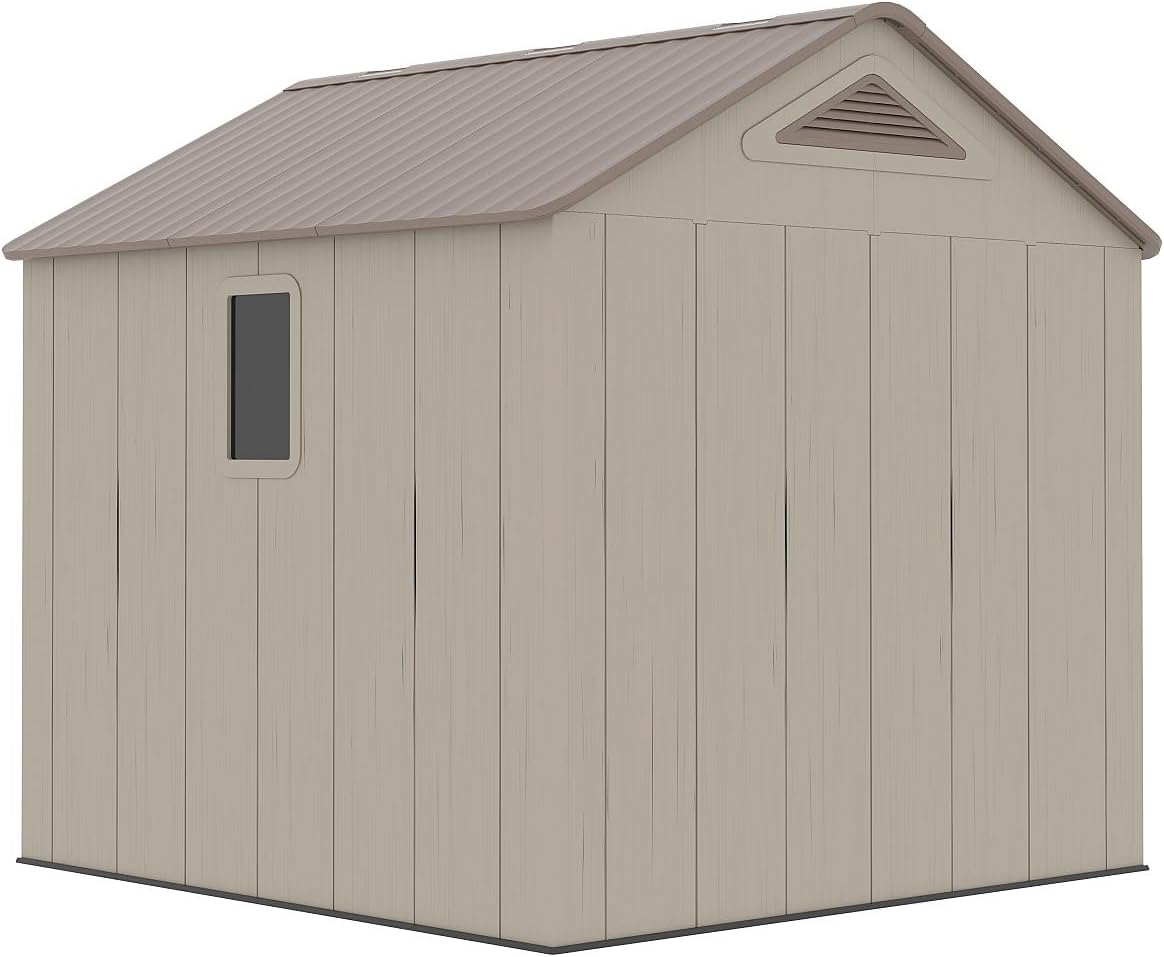 Vente-unique - Abri de Jardin résine 6,15m², plancher, 22mm - ANTEVA
