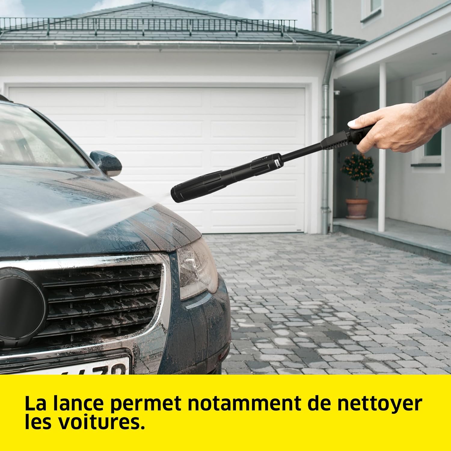 Kärcher - Nettoyeur Haute Pression K 5 Classic Car & Home - 145 bar, 500L/h, 40m²/h, Filtre à Eau, Poids 5.6kg, Pistolet
