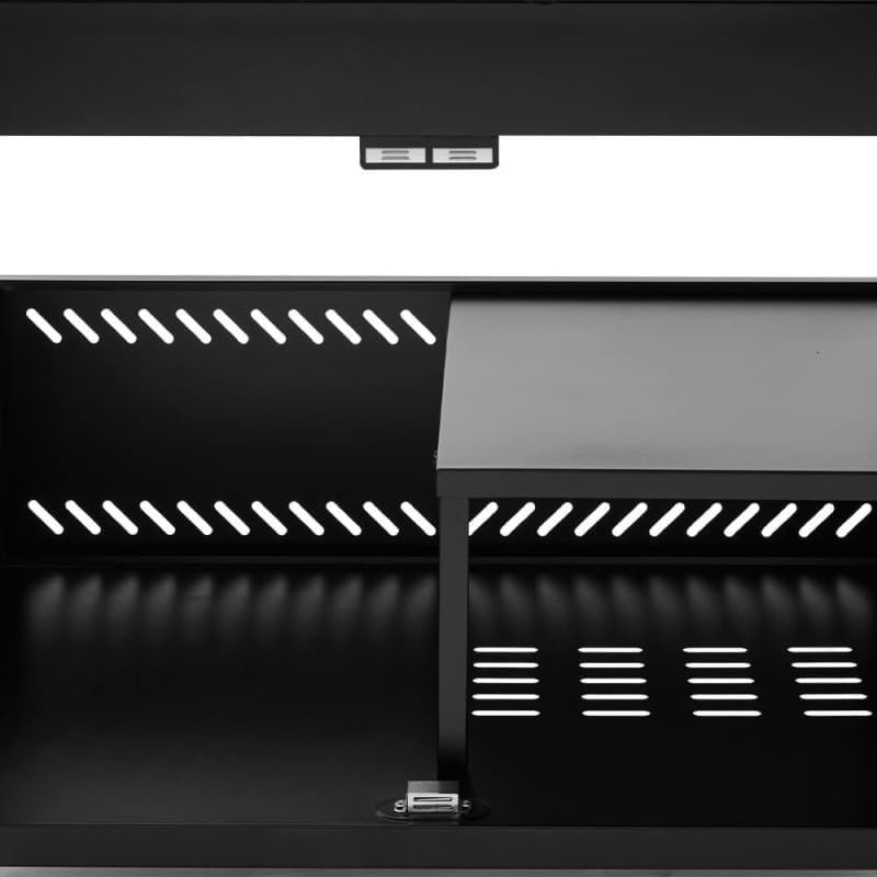 Favex - Brasero Stellar série - 86x53 cm - Plancha gaz 4 feux, capot, 16kW