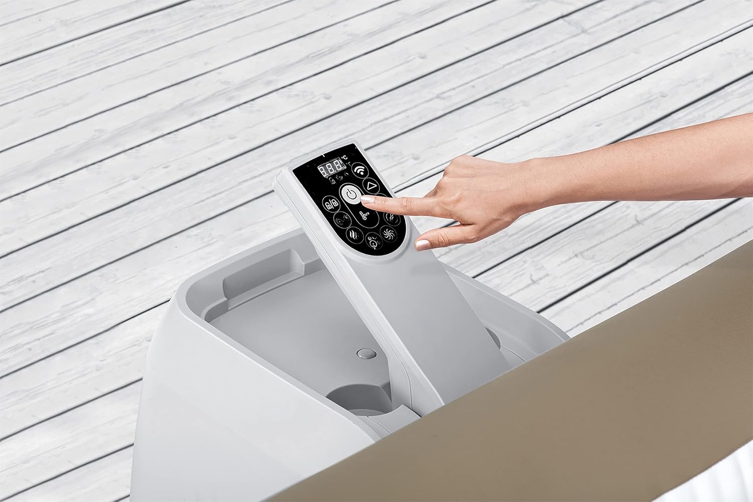 Bestway - Lay-Z-Spa Palma Hydrojet Pro - carré 5-7 places - spa gonflable