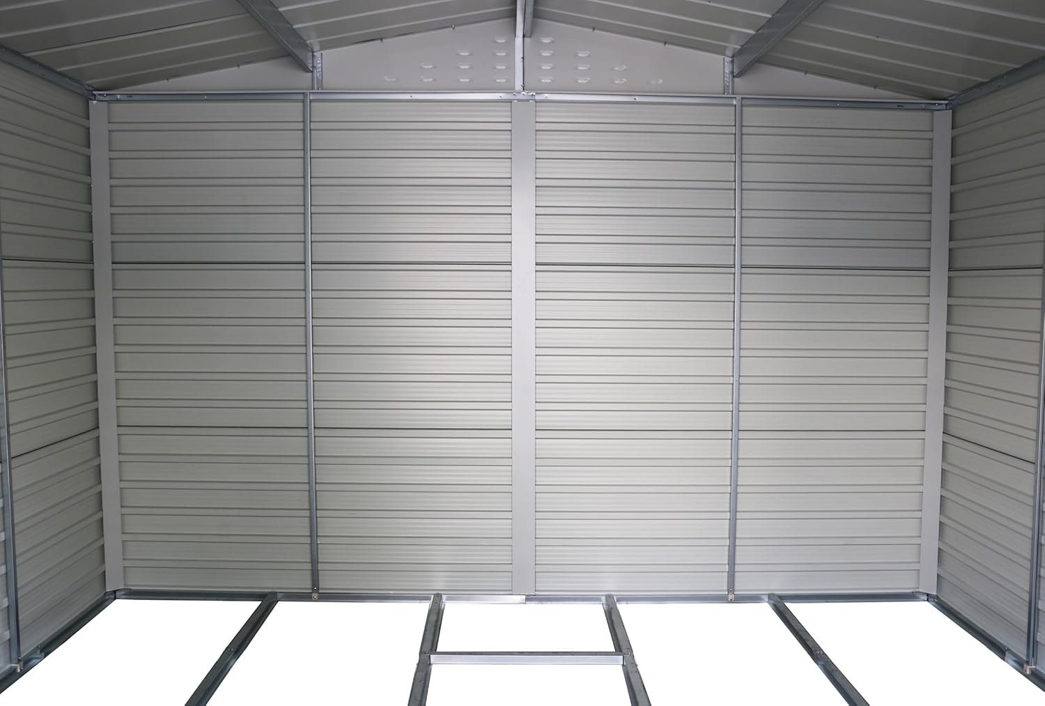 Duramax - Alpine - 10x8 - abri de jardin métal, toit renforcé, 7,82 m²