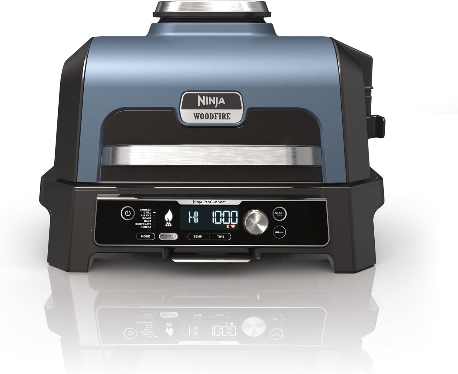 Ninja - grill & fumoir Pro Connect XL - contrôle app, 7-en-1, friteuse, résist. intem. - OG901EU