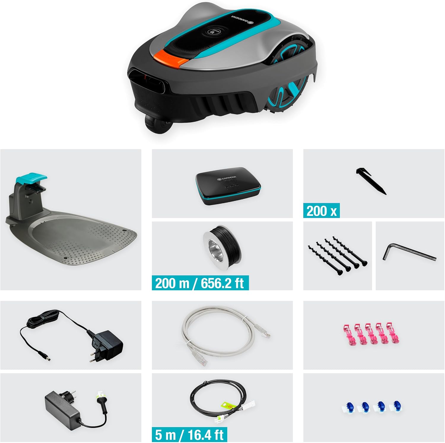 Gardena - Smart SILENO City (Set) - Tonte silencieuse jusqu'à 600m²
