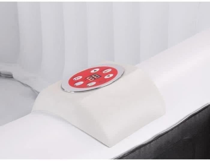 SUNSPA - Spa gonflable carré - 155 x 65 cm - 4 personnes, laminé