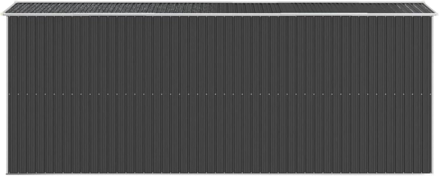 ShGaxin Abri de jardin, abris pour parcelles, abris de jardin, abri de jardin extérieur, maisons préfabriquées, acier galvanisé anthracite 192 x 523 x 223 cm