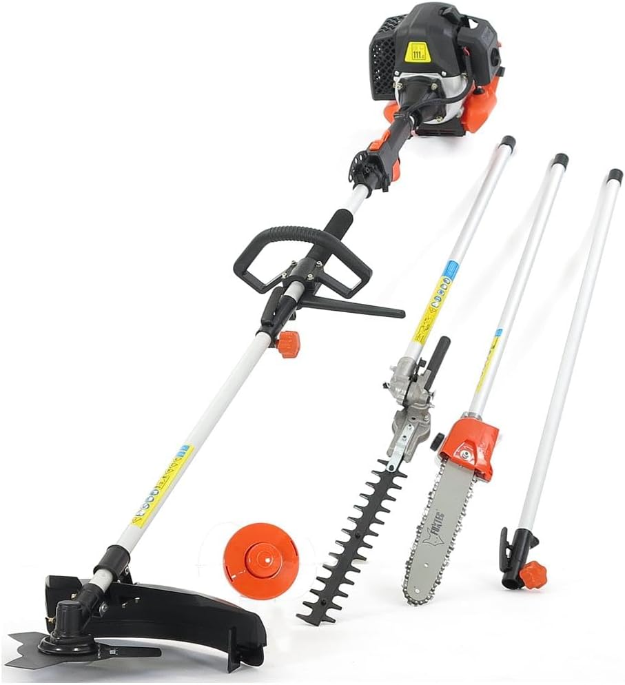 Fuxtec - débroussailleuse 52cm³ 3CV, multifonction thermique, rallonge 1m, FX-MT152E