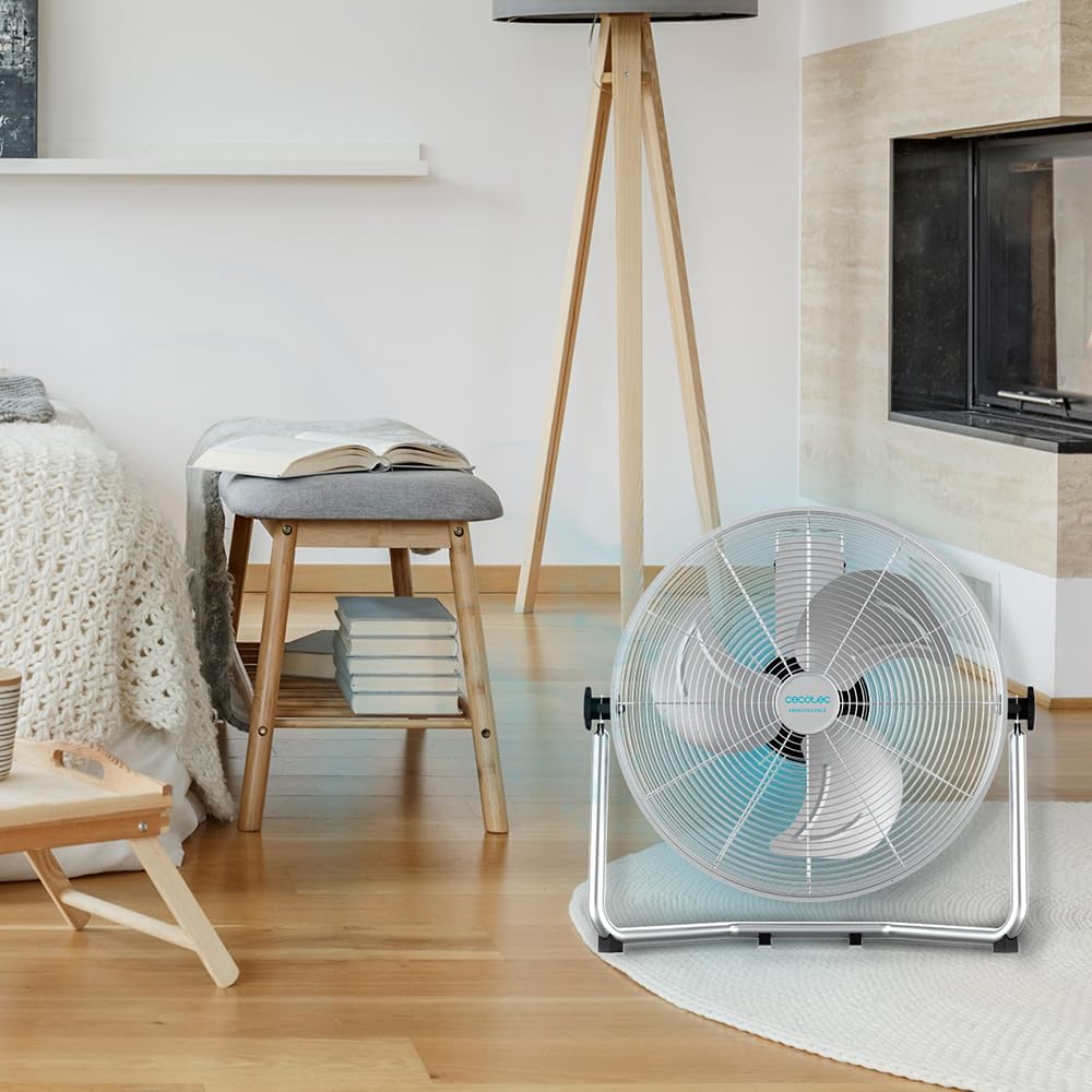 Cecotec Ventilateur Industriel EnergySilence 3000 Pro. 90 W, 16’’ avec 3 pales, Moteur en cuivre et 3 vitesses (4100 Pro)