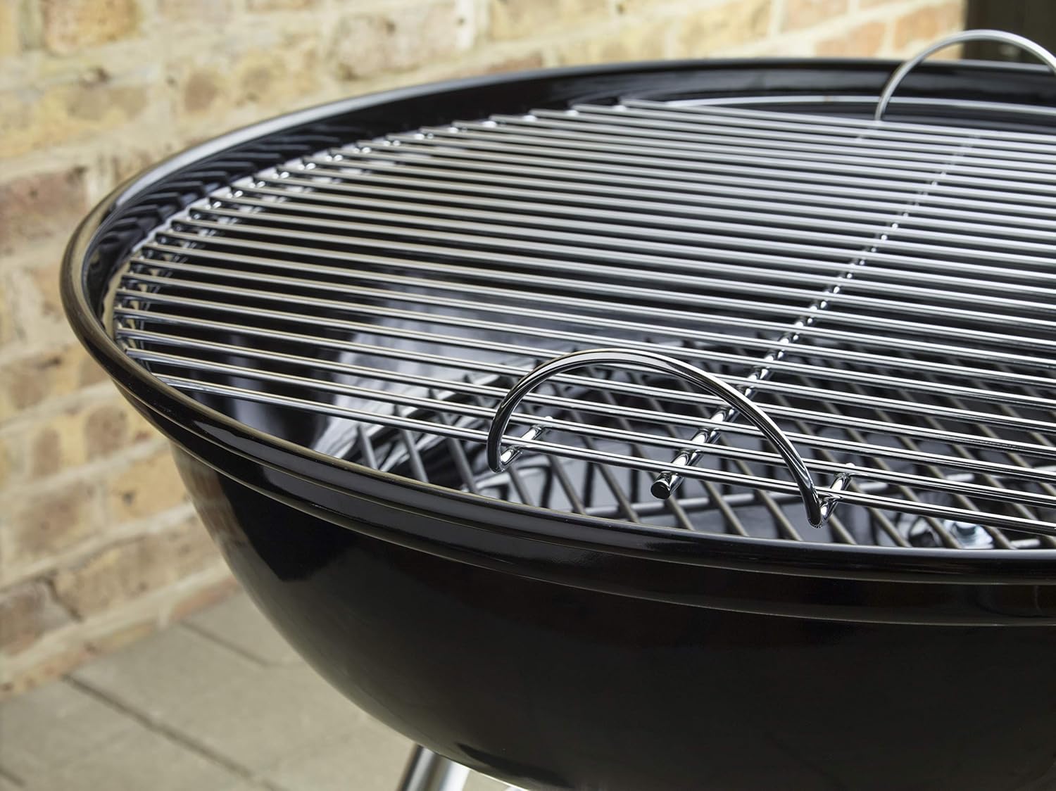 Weber - Compact Kettle - 57 cm - barbecue charbon, acier émaillé, récupérateur cendres