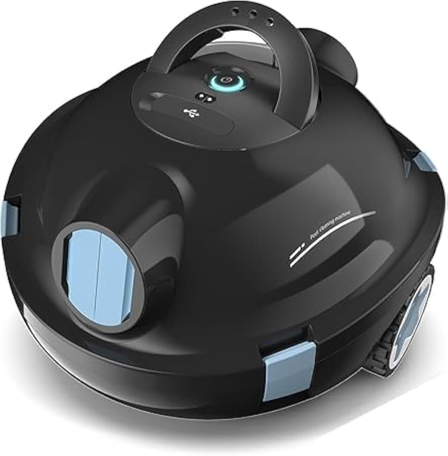 MEDOXA – Robot piscine sans fil, 120 min autonomie, pour 100 m² – Noir