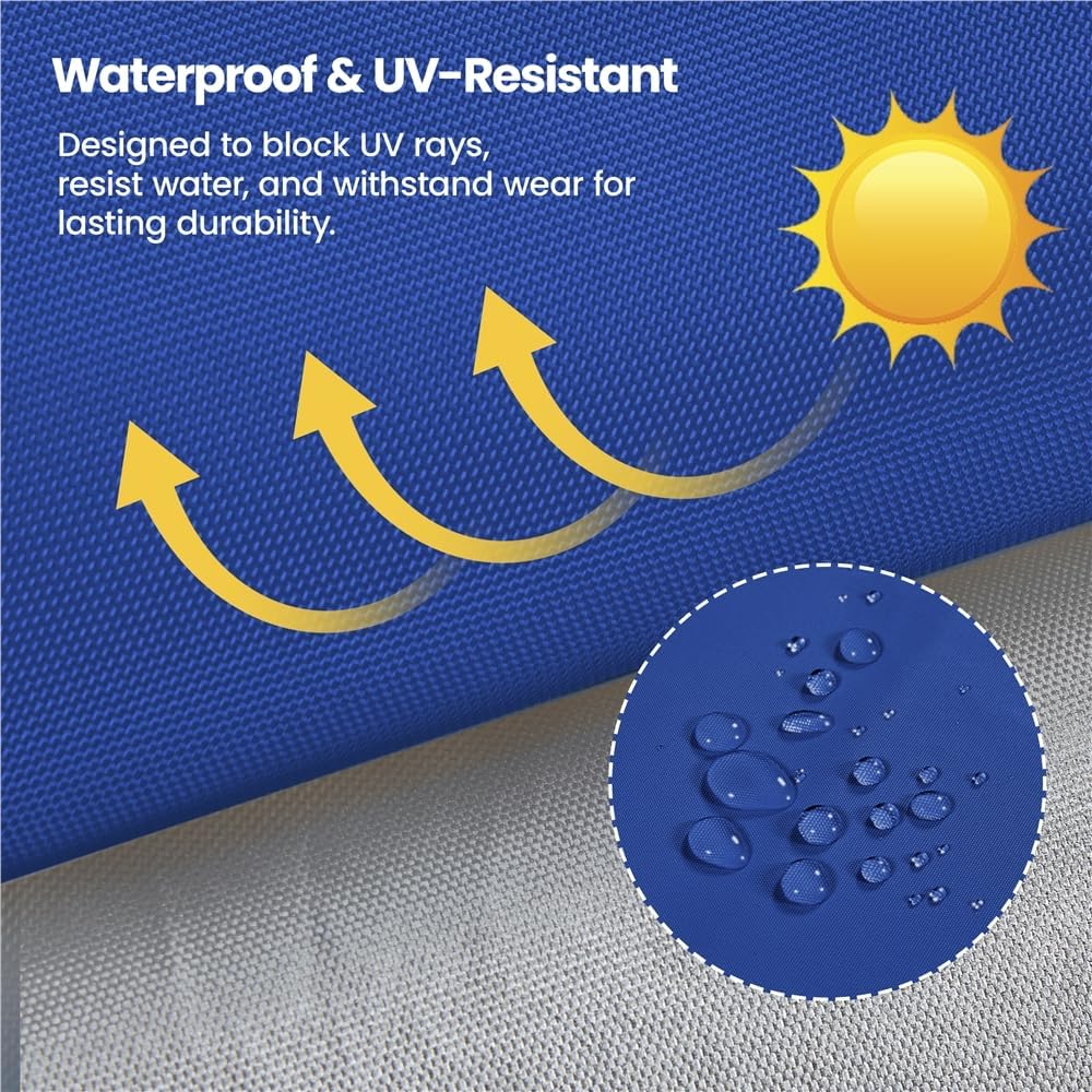 Yaheetech - tonnelle pliante jardin, hauteur réglable, anti-UV, imperméable