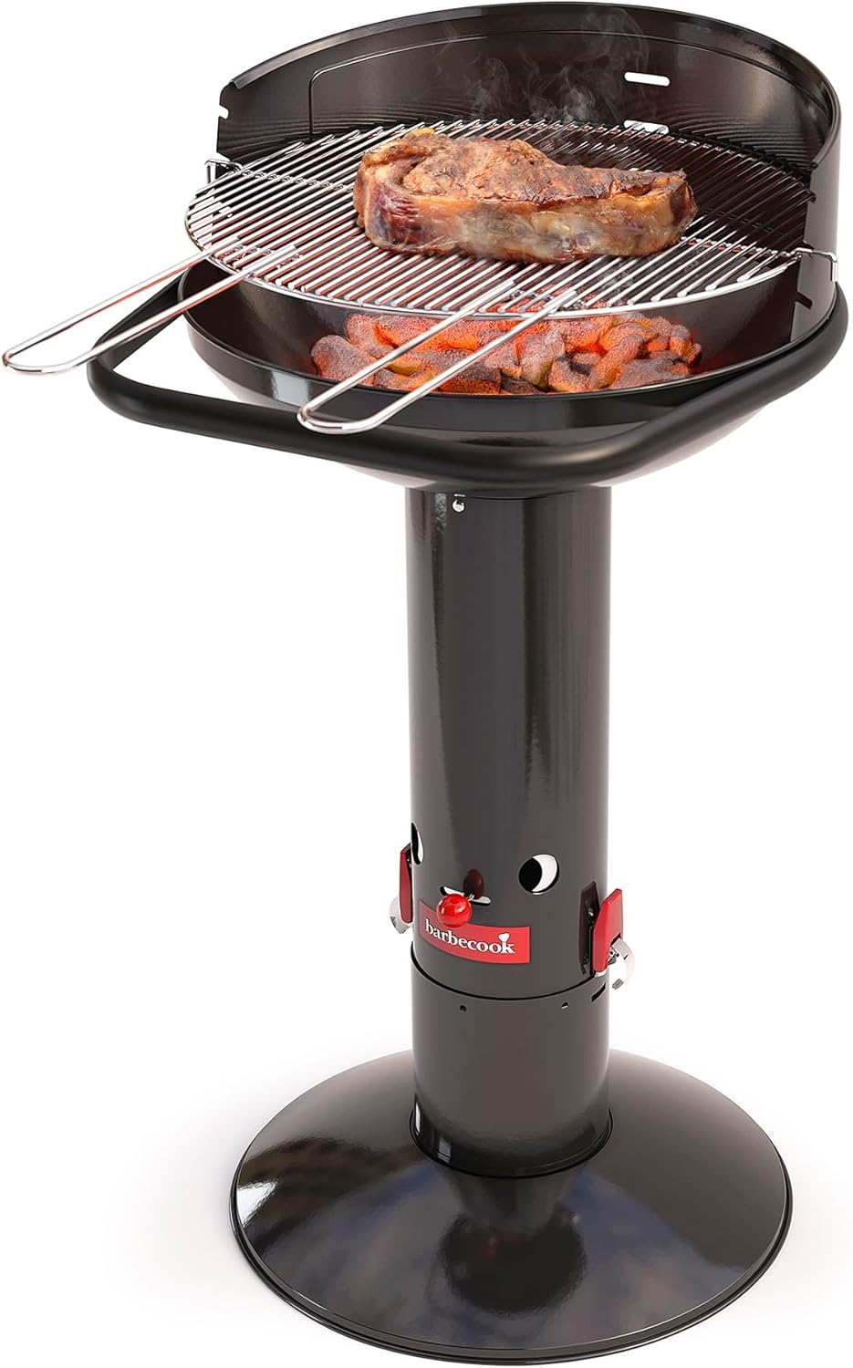 Barbecook - Loewy 50 - Ø47,5xH99cm - barbecue charbon émaillé noir