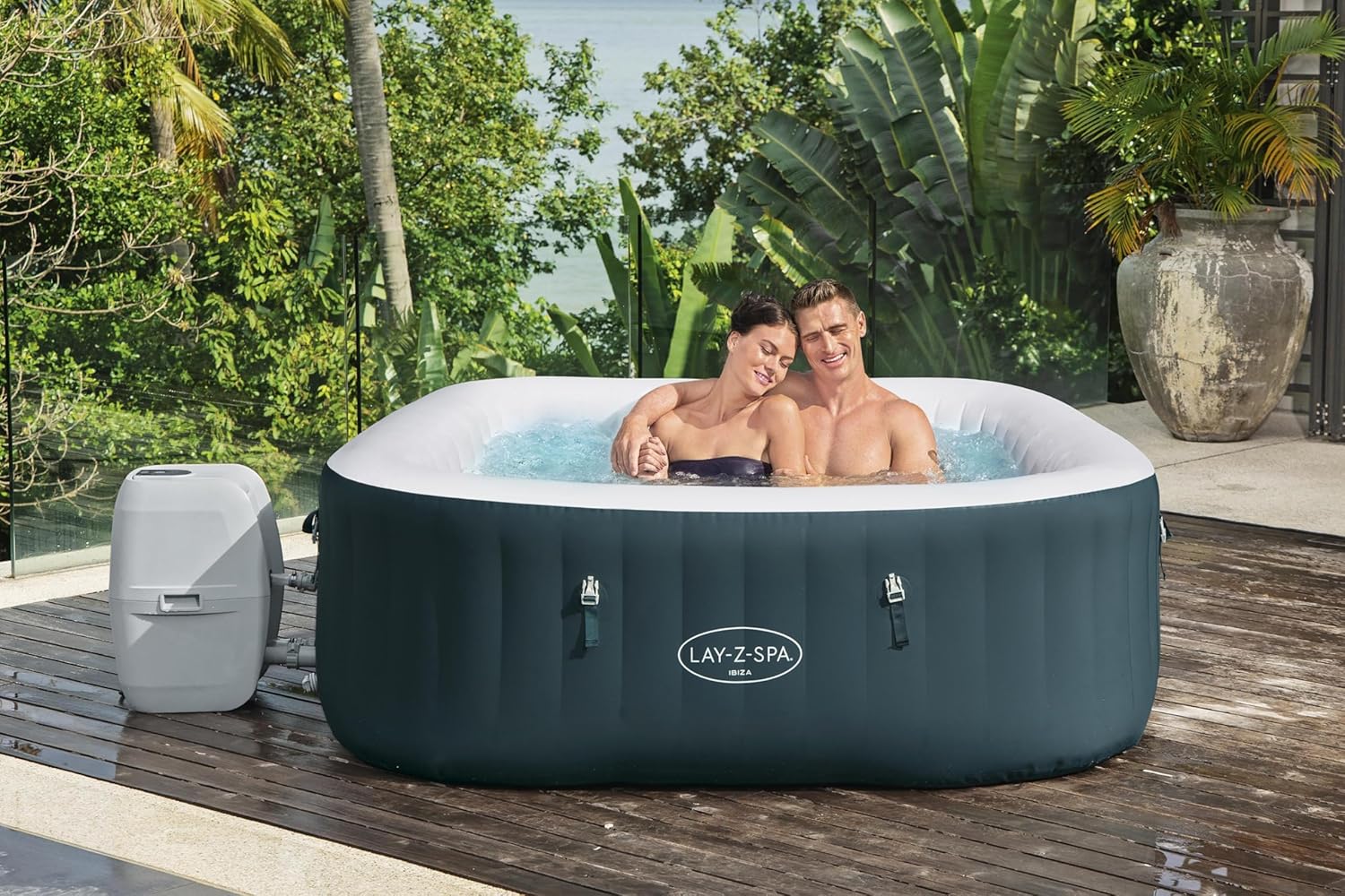 Bestway - Lay-Z Ibiza AirJet - 180x66cm - spa gonflable 6 places - 60015