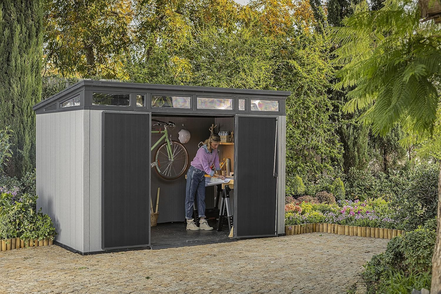 KETER Abri de jardin en résine ARTISAN 117 - 7,4m2