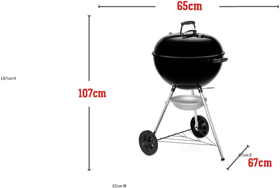 Weber - Kettle Original E-5710 - Ø57 cm - acier émaillé, One-Touch, thermomètre