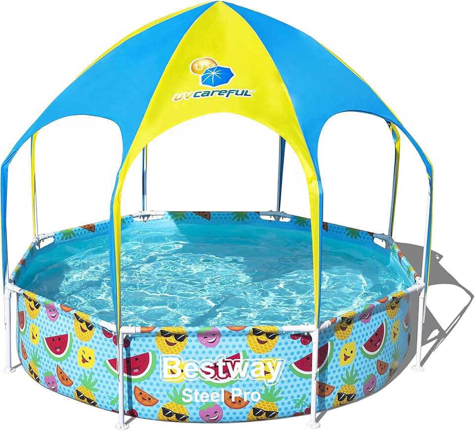 Bestway Piscine tubulaire Bleu 244 x 244 x 51 cm 1680 L 56432