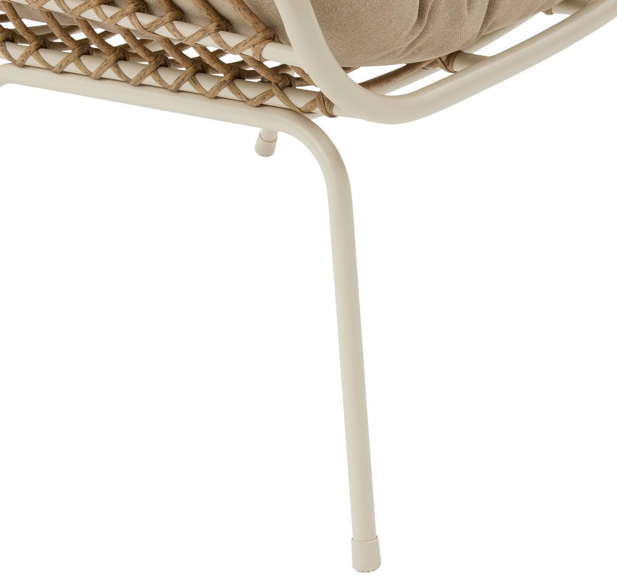 Hespéride - Paopao Duo - Compact, résine tressée, coussins - Argile, acier anti-corrosion