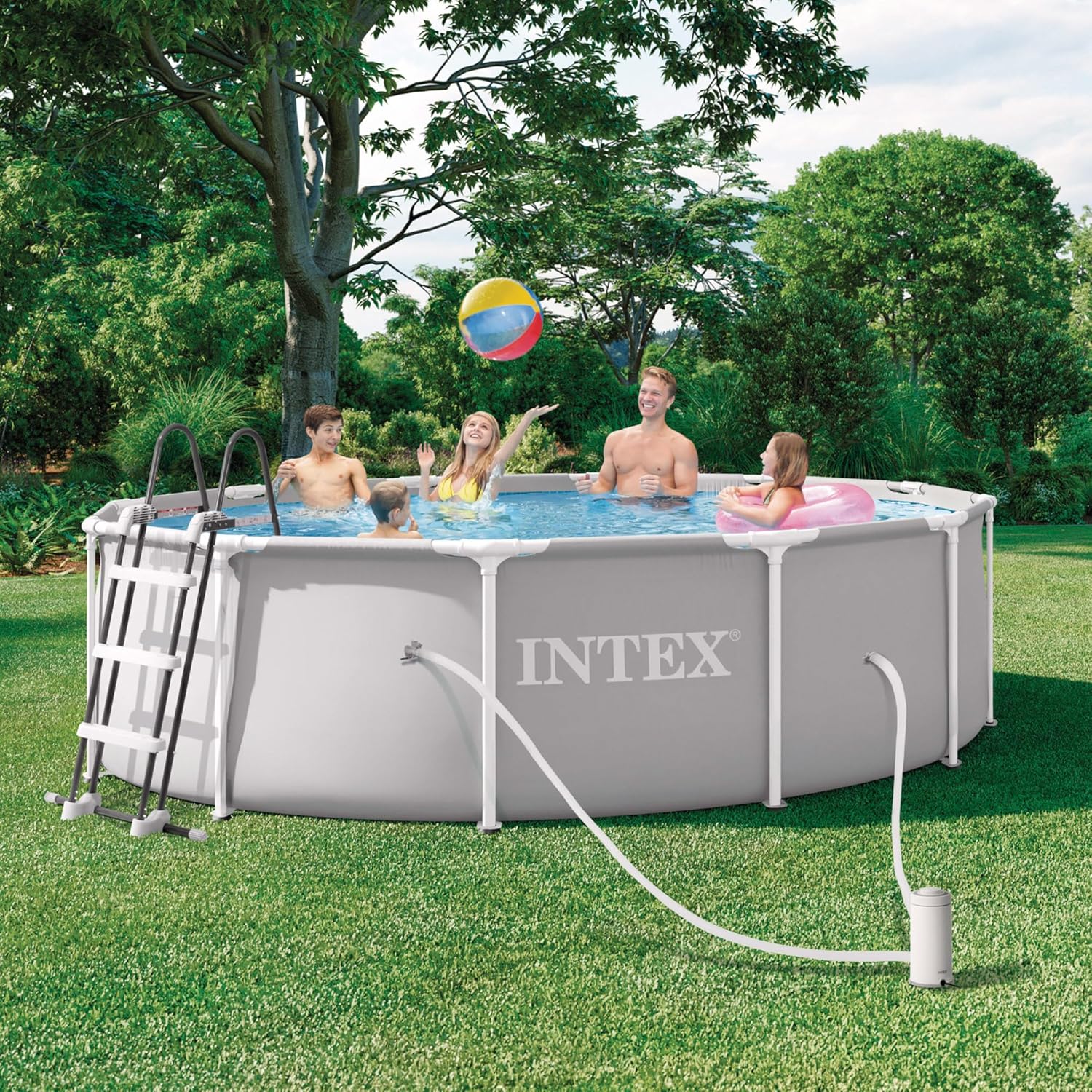 Intex - Piscine Prism Frame ronde tubulaire 3,66 x 0,99 m - 26716ND