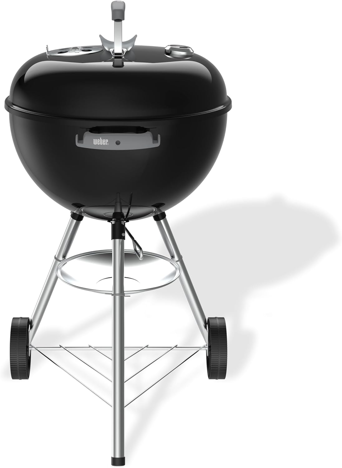 Weber - Original Kettle série - 47 cm - acier émaillé, One-Touch, thermomètre, roulettes