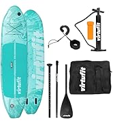 VirtuFit Supboard Ocean Compact 305 - Turquoise et beige - Avec accessoires et sac de transport