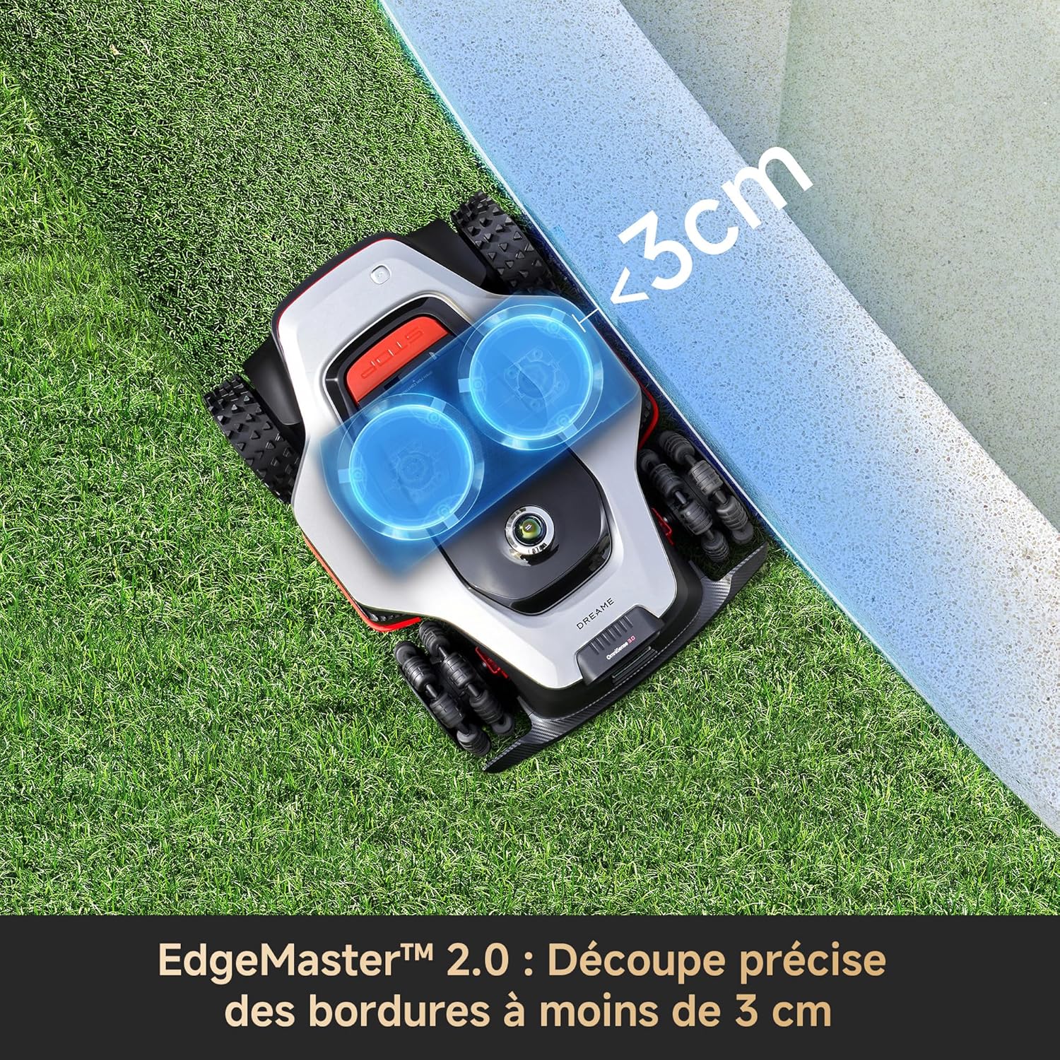 Dreame - A3 AWD Pro - 5000 m² - AWD, LiDAR 3D, IA Vision, EdgeMaster A3AWDPro5000