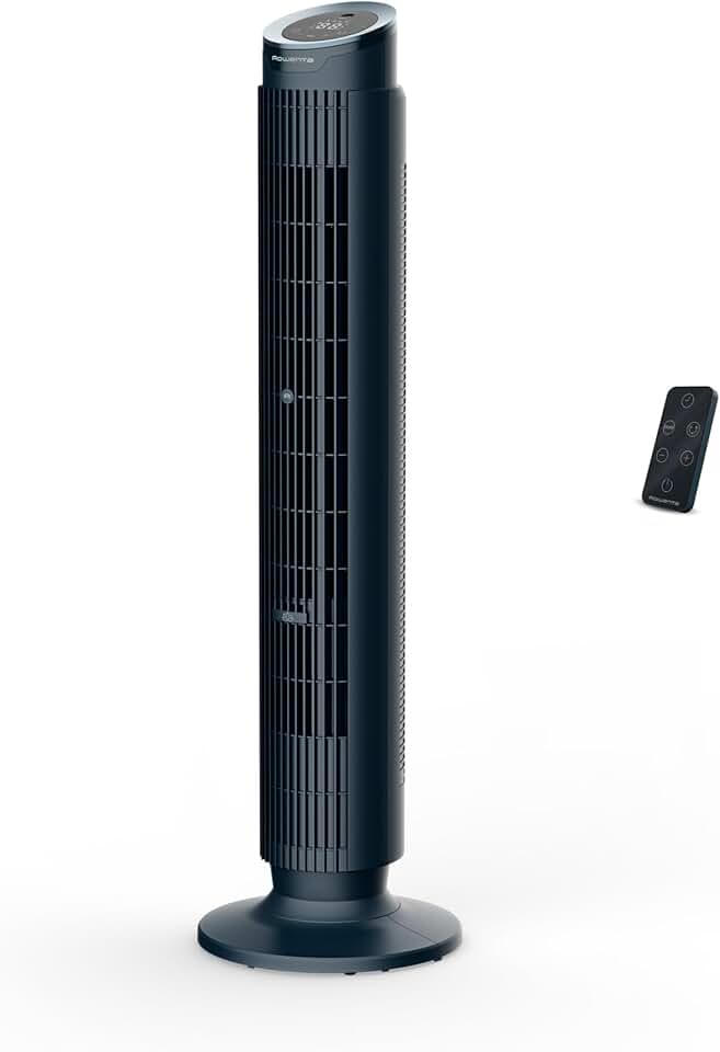 Rowenta - ventilateur tour Eole Silence Force - format compact - rafraîchissement puissant, silencieux, économie d'énerg