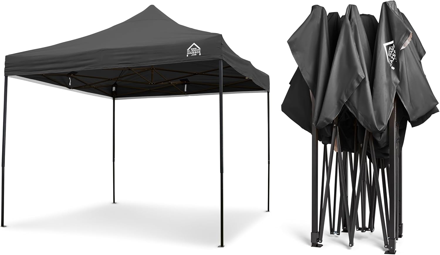 All Seasons Gazebos - Tonnelle pliante série standard - 3x3m - robuste, étanche, accessoires inclus