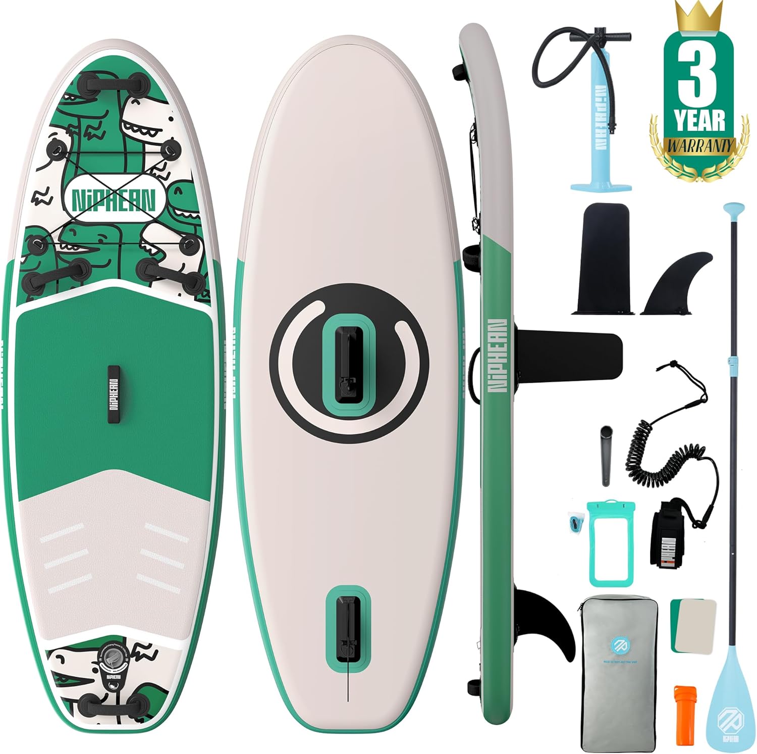 Niphean - planche SUP adulte 320cm, 200kg, accessoires & siège