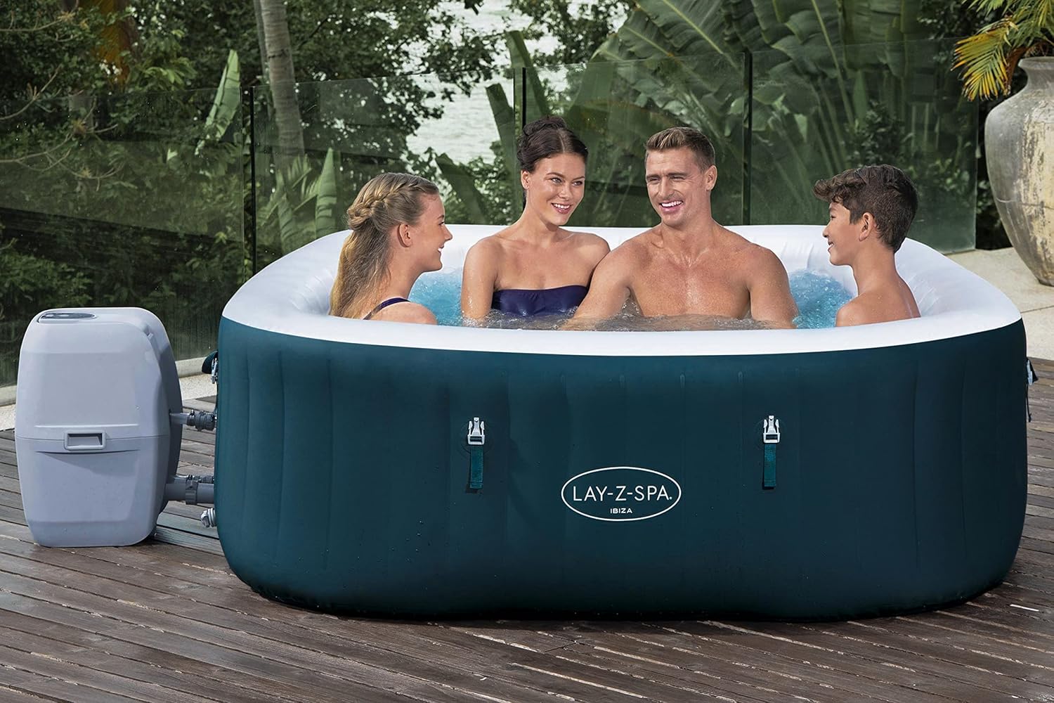 Bestway - Lay-Z Ibiza AirJet - 180x66cm - spa gonflable 6 places - 60015