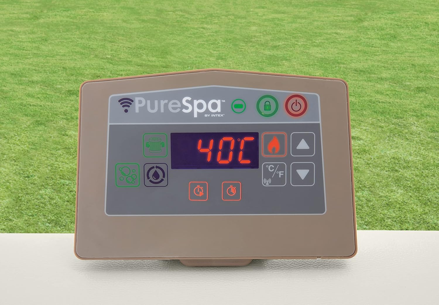 Intex - Pure Spa Chevron série 6 places - spa gonflable confortable 28472EX